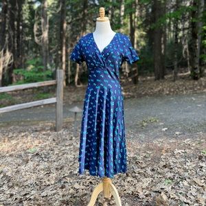 Unique Vintage Dragonfly Dress